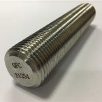 s31254 / f44 stud, pengikat bar sepenuhnya thread