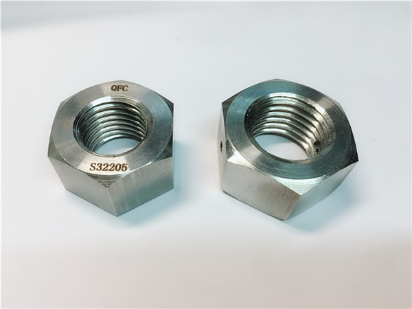 din934 stainless hex nut, duplex sainless steel hex nut